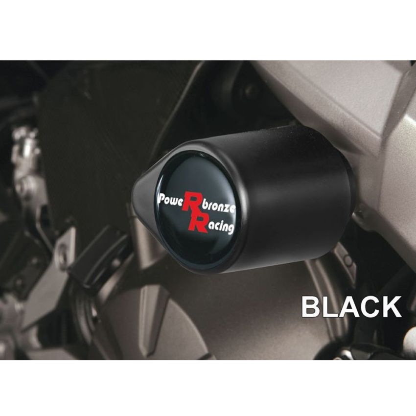 POWERBRONZE Side Crash Post - Suzuki B-King- 07>10 - Black