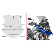 GIVI - 5124D Smoked Specific Screen