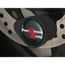 POWERBRONZE Rear Bobbins - Suzuki GSXR1000 - 05>06 - Black