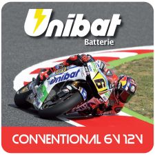 UNIBAT Conventional Motorcycle Battery - HCB16A-A-SM