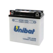 UNIBAT Conventional Motorcycle Battery - CB7-A-SM