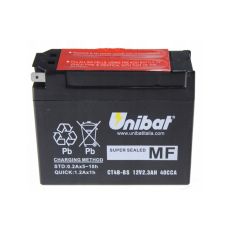 UNIBAT Maintenance Free Series Motorcycle Battery - CT4B-BS