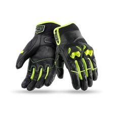 Seventy Degrees | SD-N47 Leather Gloves | Black/Yellow