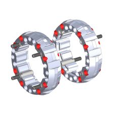 Cross Pro - ATV Spacers - J-22 - 156.2mm - Thickness: 45 mm - Red